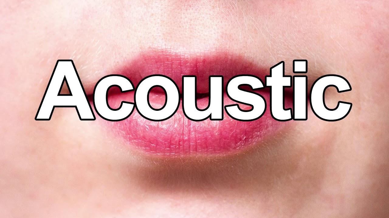 How to Pronounce Acoustic YouTube