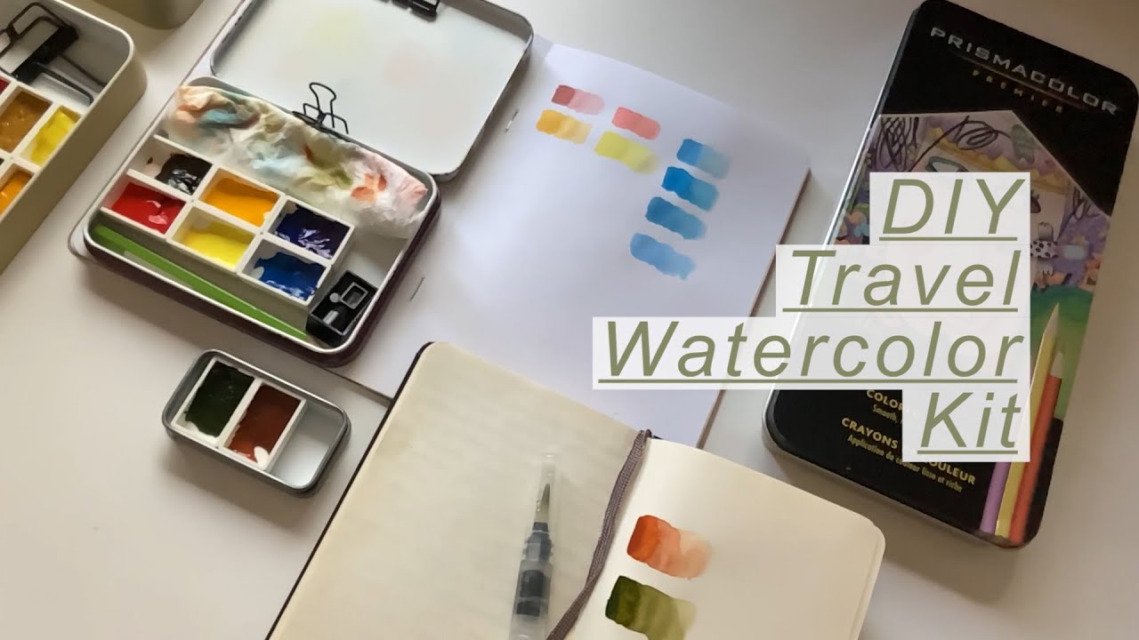 Watercolor Travel Kit, Travel Art Supplies - StiviWonders