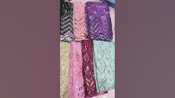 farr sequence work net fabrics ₹250 per meter wholesale price loose cutting 20 extra per meter