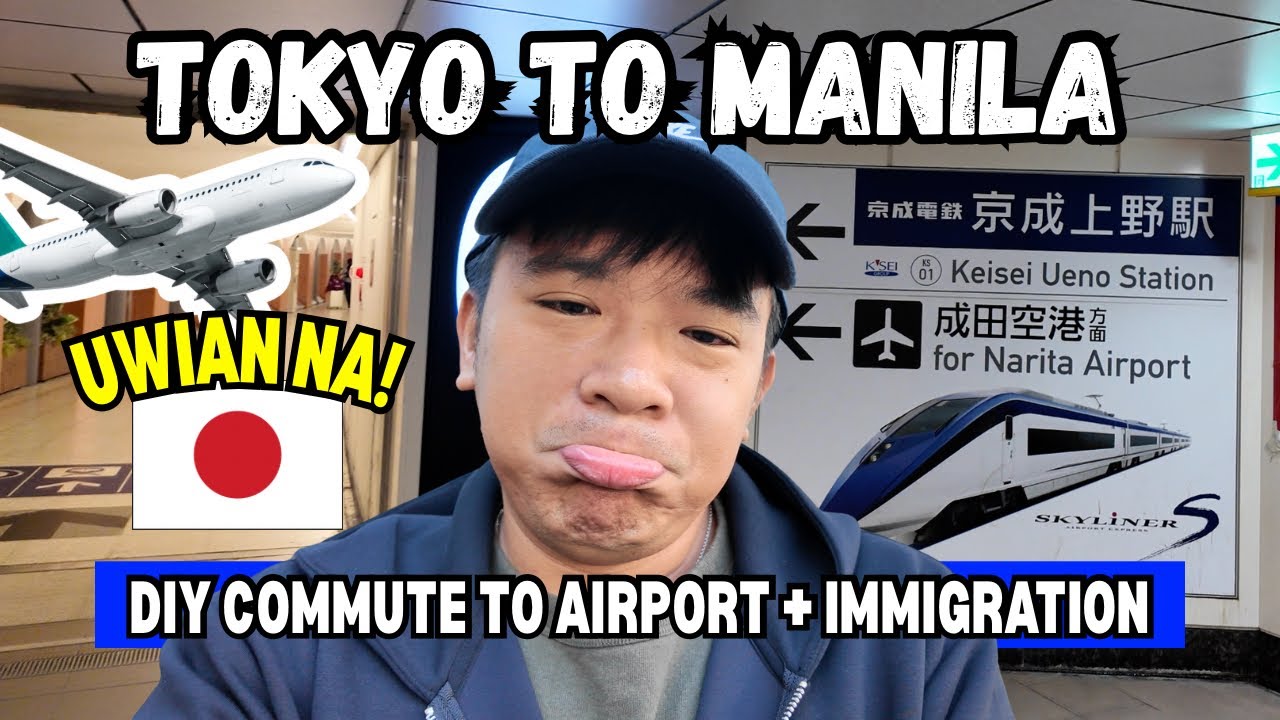 TRAVELING from TOKYO TO MANILA: Airport Process + Immigration! UWIAN NA! 