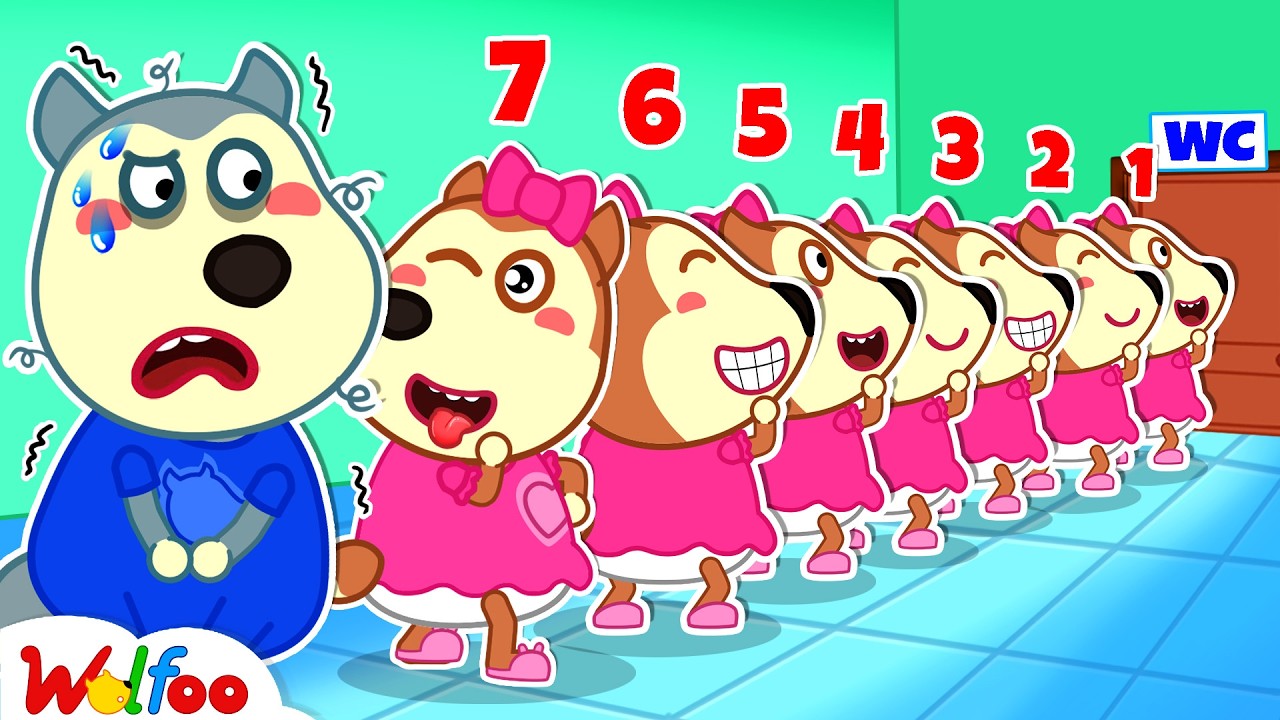 Wolfoo Survives SEVEN SISTERS  😲 Funny Stories About Sibling For Kids | Cartoons Kids |Wolfoo Family