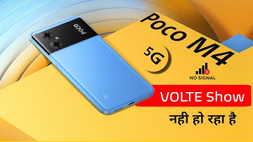 Poco M4 5G VOLTE Network Problem | How to Enable VOLTE in Poco M4
