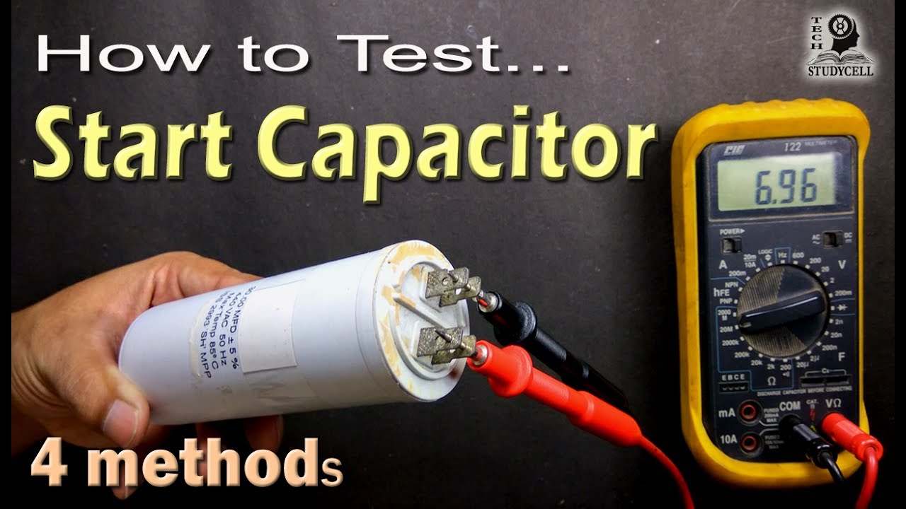 How To Test Motor Start And Motor Run Ac Capacitor Of Ac Fan And Compressor