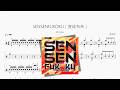 SENSENFUKOKU(宣战布告)【Afterglow】动态鼓谱