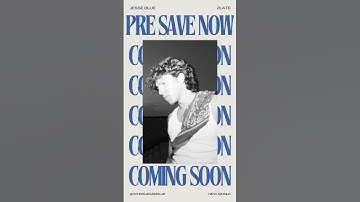 PRE SAVE MY DEBUT SINGLE ‘2LATE’ HERE https://distrokid.com/hyperfollow/jesseblue1/2late/ 💙💙👽