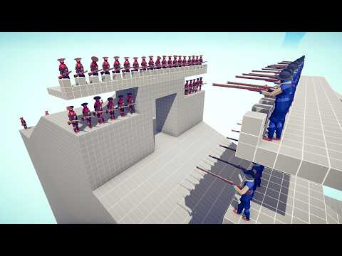 Tournament on the Double Towers of High Ground Map | Totally Accurate Battle Simulator TABS