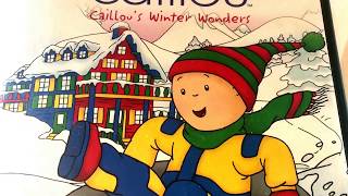 Caillou Video Caillous Winter Wonders Pbs Kids Dvd Movie Collection