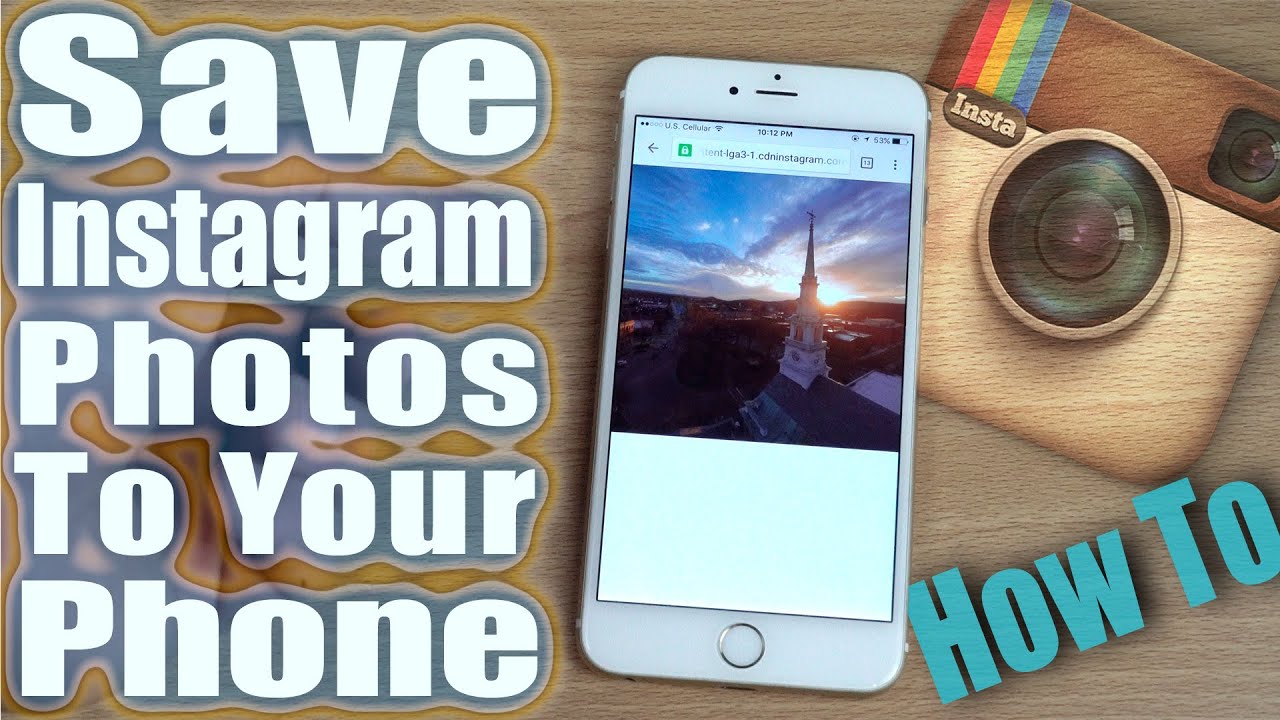 How To Download and Save Any Instagram Photo On Your iPhone (No Jailbreak Required) - YouTube