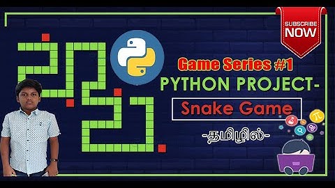 CODE A SNAKE GAME WITH PYTHON AND PYGAME | TAMIL | GAME SERIES #1 | #YOUNGCODER | NIRANJAN |  | LDSN
