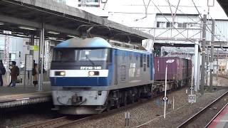 JR貨物 EF210-140号機(岡山)+コキ24両 貨物列車5071レ 2019.12.21