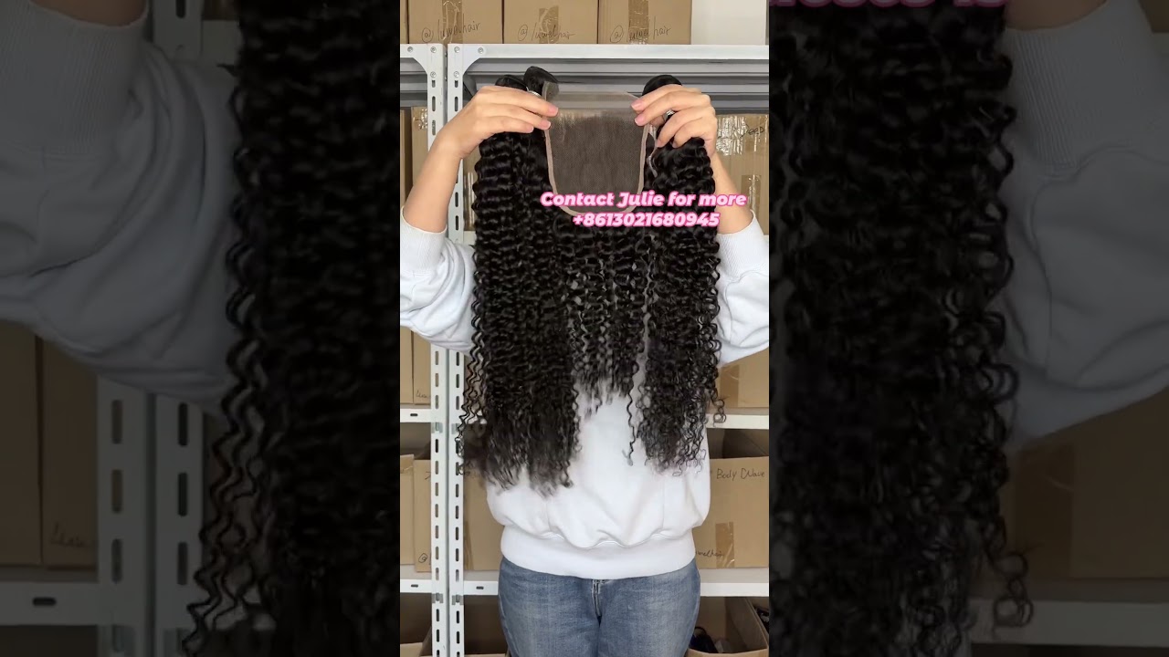 Lovely deep curly hair 