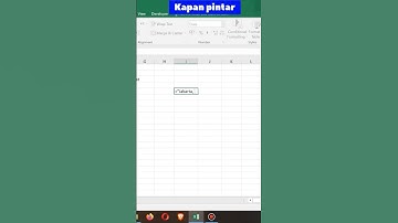 Membuat tanggal otomatis di excel #excelindonesia #belajarexcel #tutorial #jagoexcel