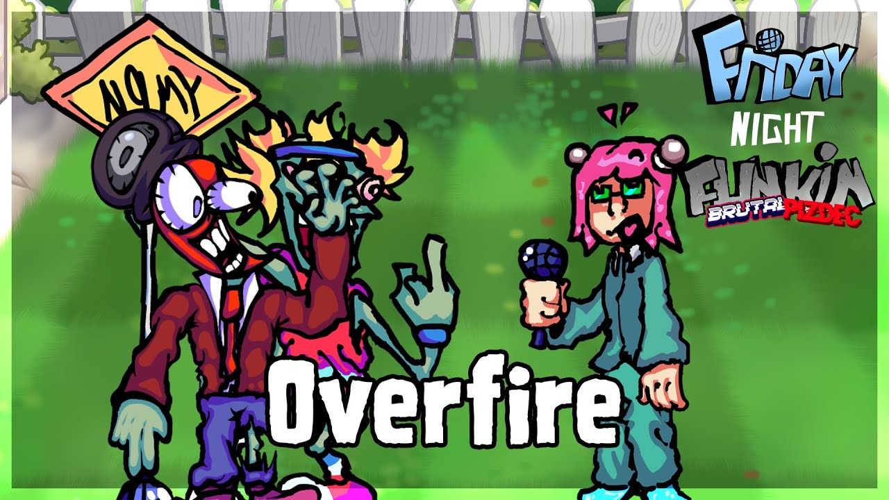 Friday Night Funkin: Brutal PIZDEC - Overfire V2 (FULL CLEAR)