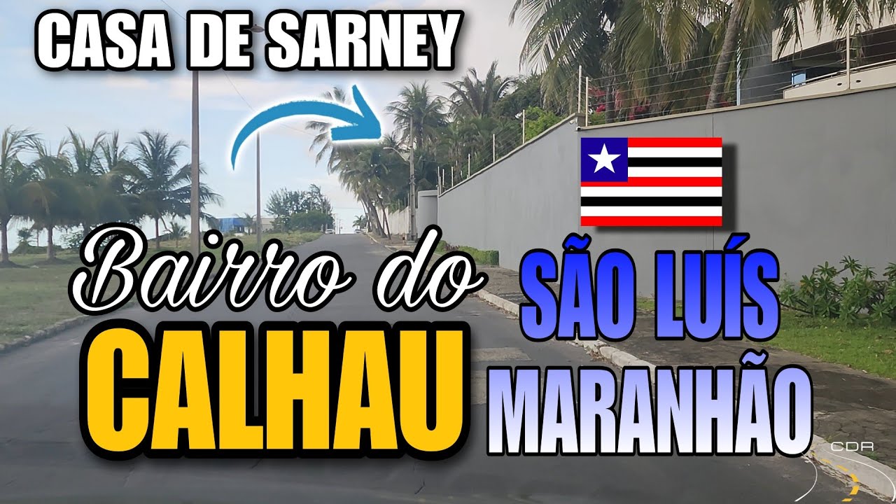 Conheçam o Bairro do CALHAU em São Luís do Maranhão, já foi o mais Nobre da Ilha, Vejam as Mansões.