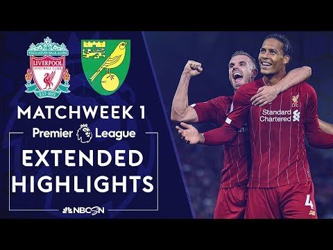 Liverpool v. Norwich City | PREMIER LEAGUE HIGHLIGHTS | 8/9/19 | NBC Sports