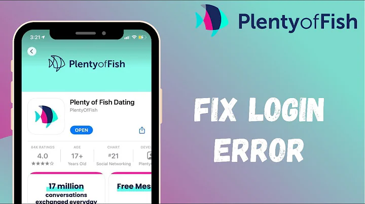 How to Fix Pof Login Error on iPhone | Plenty of Fish