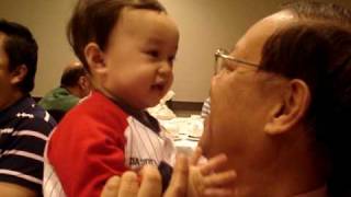 AIDAN仔歷險記104 之 打爺爺