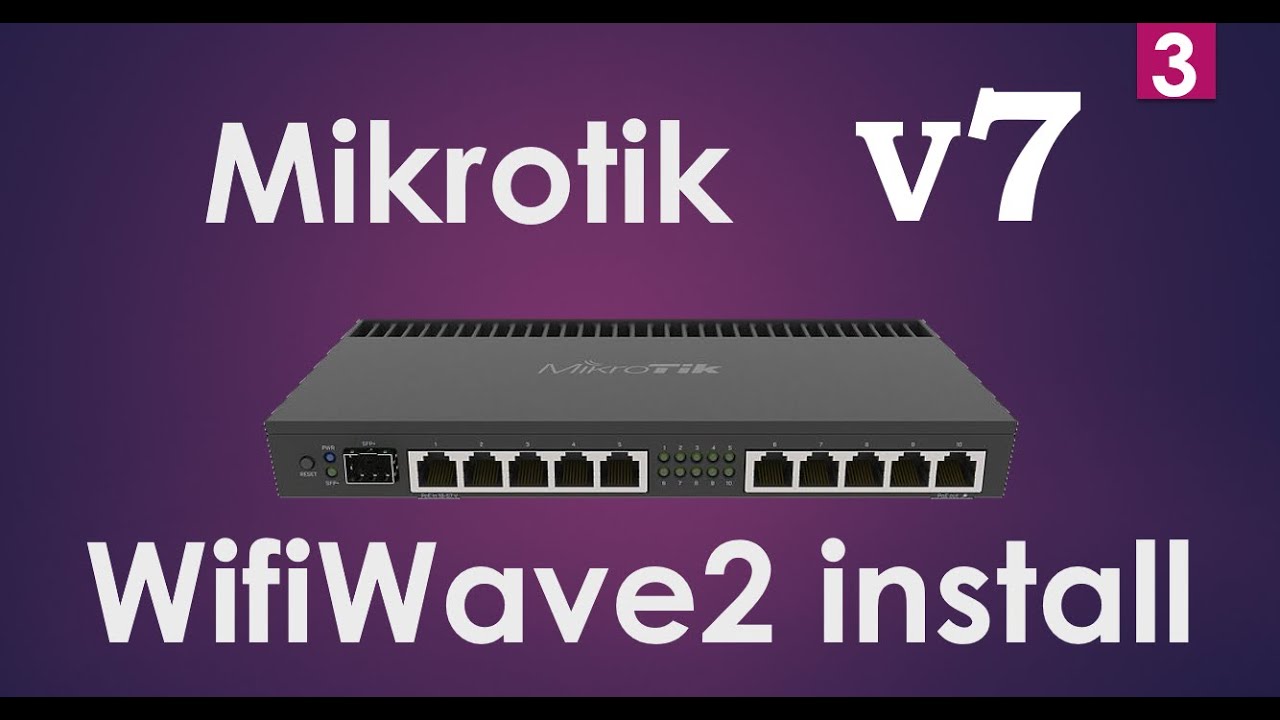 Mikrotik WifiWave2 install - YouTube