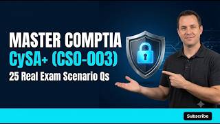 CompTIA CySA+ Certification Practice Test 2026 | Full Review #comptiaexam #comptia