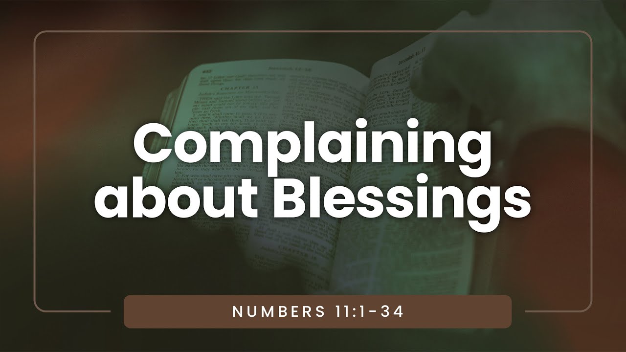 Complaining About Blessings | Dr. Stephen Tan
