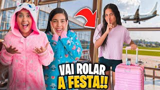 FOMOS NO AEROPORTO DE BRASÍLIA DE PIJAMA E TIVEMOS UMA SURPRESA *Não tô acreditando !!!