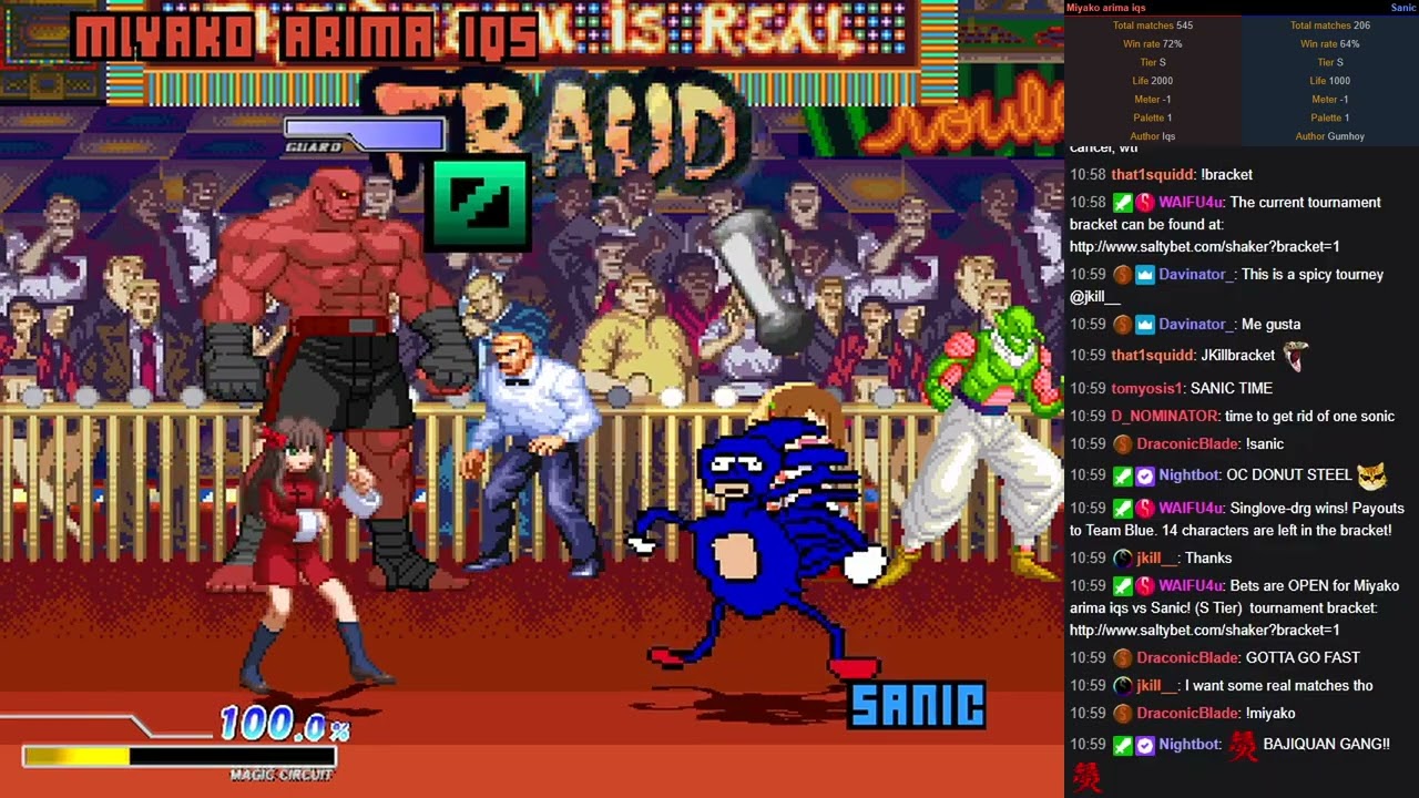 #saltybet - Best Fights of 2022 Run It Back (by JKill)