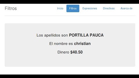 5 .- Desarrollo de Aplicaciones web con AngularJs - Fitros