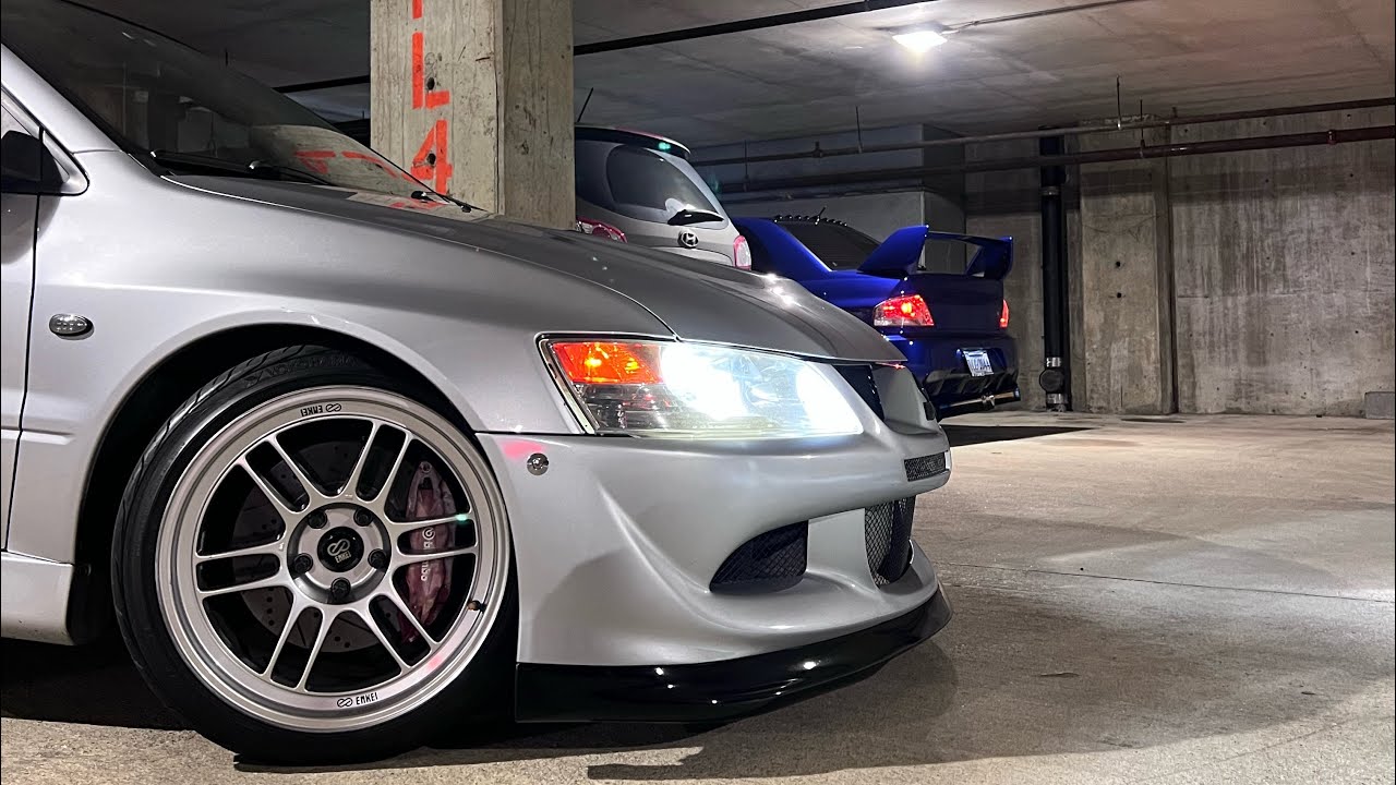 Evo 8 stock exhaust vs Megan Racing exhaust YouTube