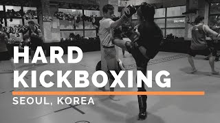 HARD Kickboxing Sparring in Seoul, Korea @ Team Posse