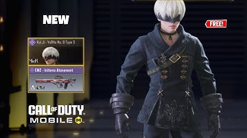 *NEW* FREE Kui Ji - YoRHa No. 9 Type S Skin & EM2 - Initieno Atonement Gameplay in COD Mobile!