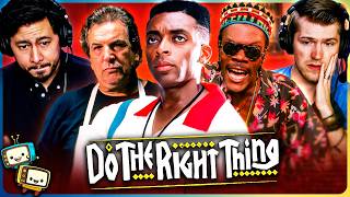 Do The Right Thing 1989 Movie Reaction Spike Lee Danny Aiello Ossie Davis W Jaby Koay