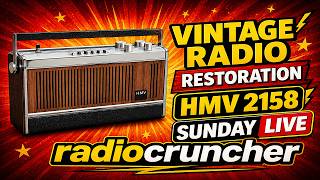 Sunday LIVE: HMV 2158 transistor radio repair