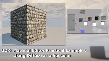 UDK: Material Practical Examples - How to Use Diffuse as a Specular Map