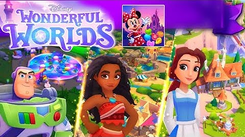 Disney Wonderful Worlds - Walkthrough - Gameplay [Android - ios] Ludia Inc.