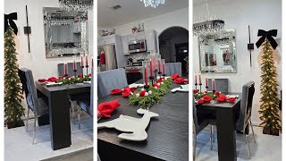 Holiday Magic: Red & White Christmas Table Decor
