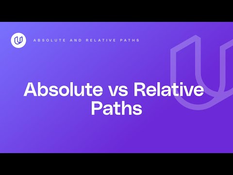 Absolute And Relative Paths