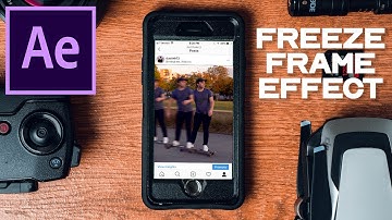 FREEZE FRAME CLONE EFFECT | AFTER EFFECTS TUTORIAL | @thatoneblondkid