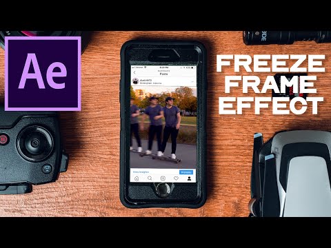 FREEZE FRAME CLONE EFFECT | AFTER EFFECTS TUTORIAL | @thatoneblondkid