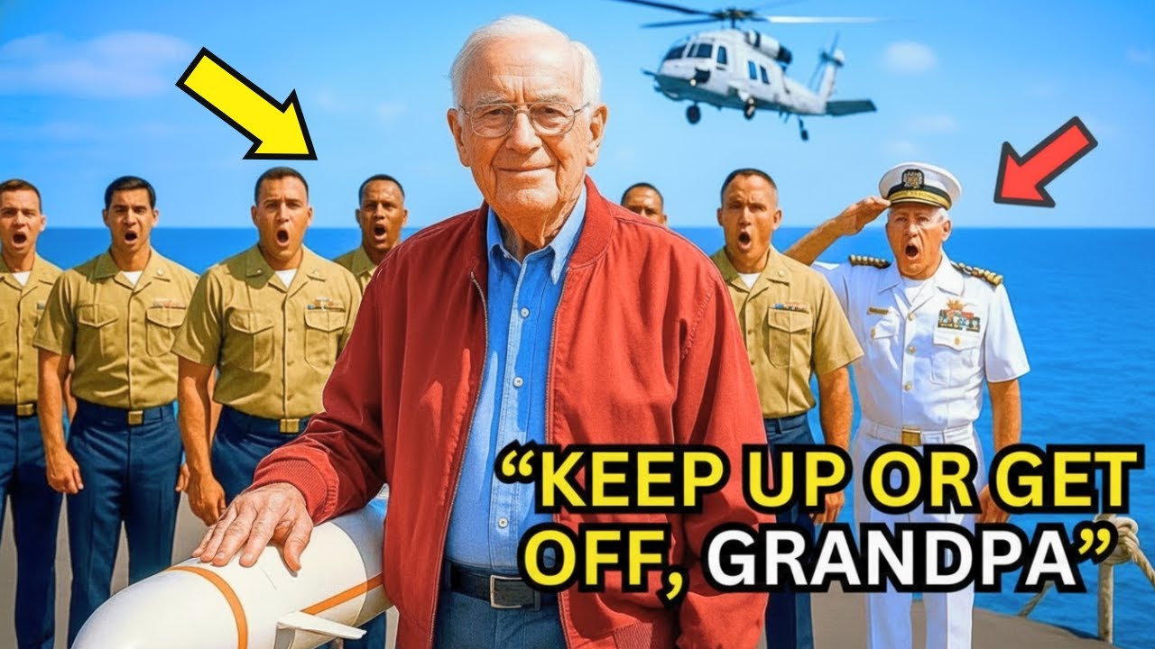 Petty Officer Asked the Old Veteran His Rank as a Joke — Until “Vice Admiral” Left Him Speechless
