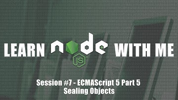 ECMAScript 5 - Sealing Objects