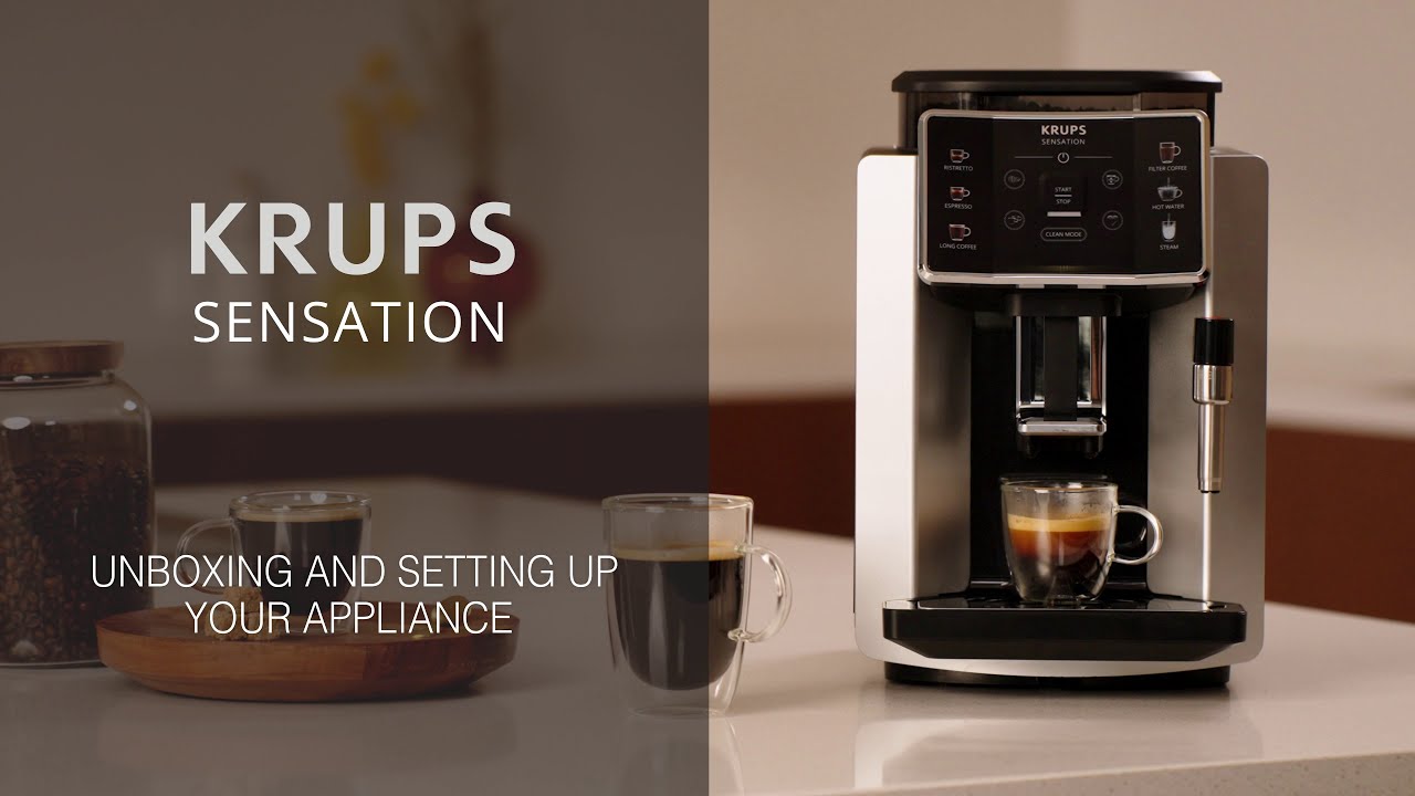 How to install your machine? | Sensation | KRUPS - YouTube