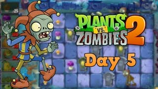Plants Vs Zombies 2 Dark Ages Night 5 Walkthrough