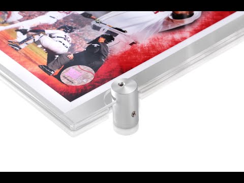 How To: SKU: ASA19-22A-K Edge Grip Acrylic Mounting Plaque 8.5" x 11"