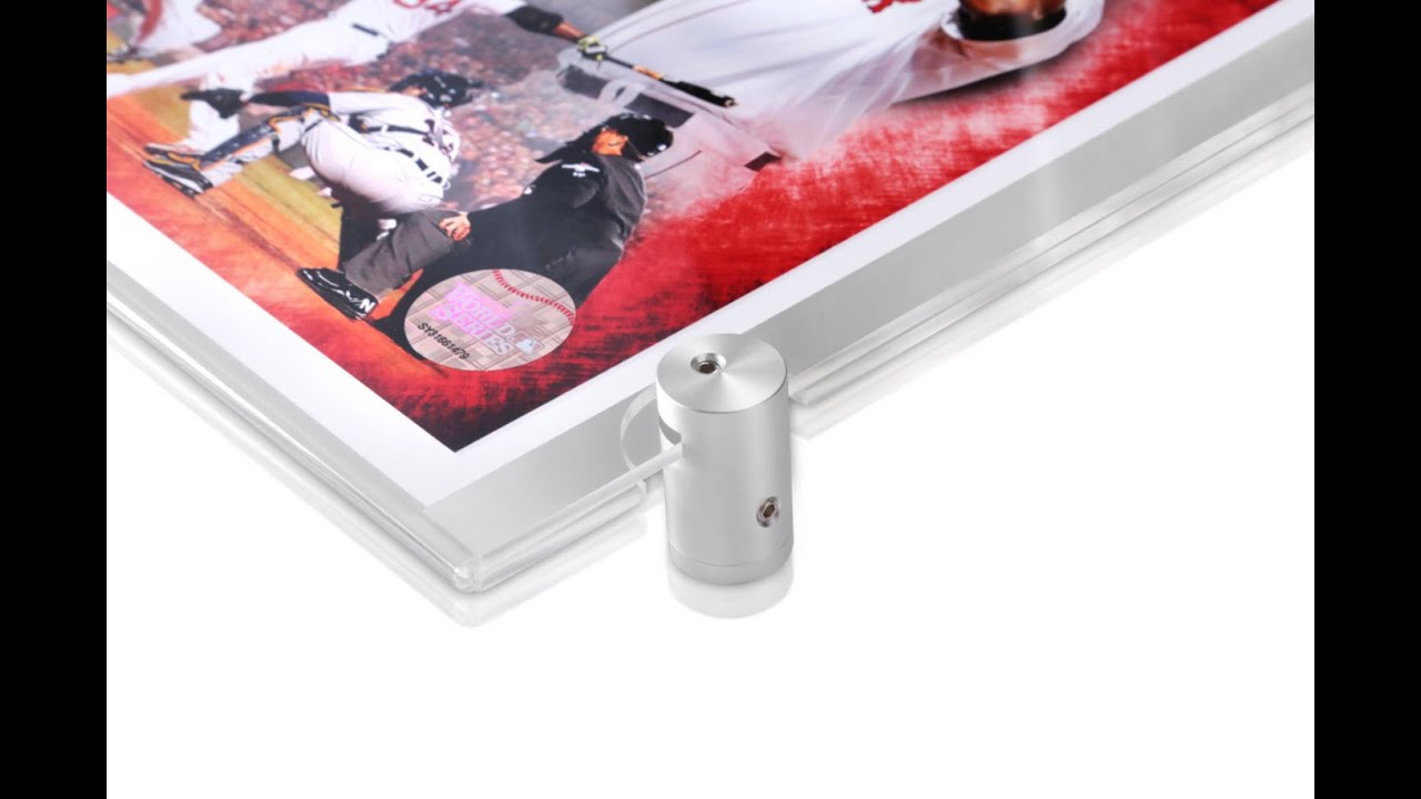 How To: SKU: ASA19-22A-K Edge Grip Acrylic Mounting Plaque 8.5'' x 11''