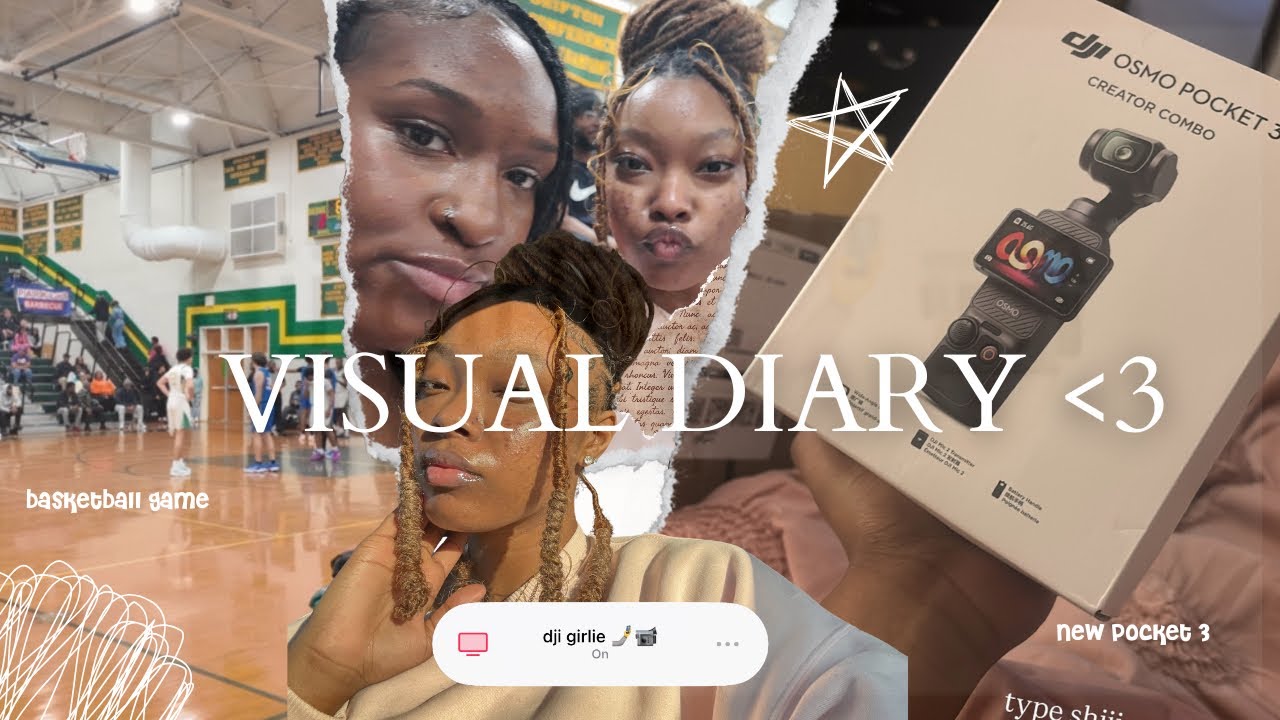 VISUAL DIARY: NEW DJI OSMO POCKET 3, BASKETBALL GAME, & LATENIGHT FOOD RUNS 📹🤳