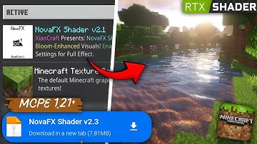 Best RTX Shaders For MCPE 1.21+ 🔥| Nova FX Deferred Shader For MCPE 😍