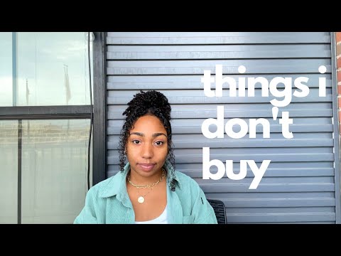 7 Things I Don't Buy Anymore on My Minimalism Journey | To Help Save Money and Sustainability