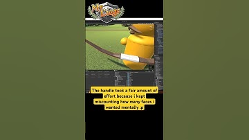 Game Dev Example, 3d model timelapse, building a bow #unity3d #3dmodeling #timelapse