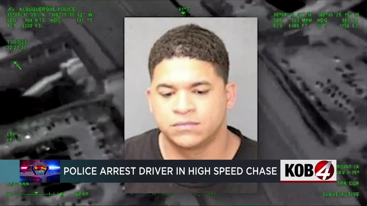 Video shows police arrest suspected street racer in high speed chase ...