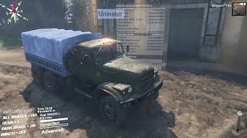 Spintires Full Game┃The River #1 "Hell. But With Water!" (1080p60)